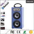 Altavoz de diseño clásico KBQ-606 10W con luz LED / USB / TF / FM